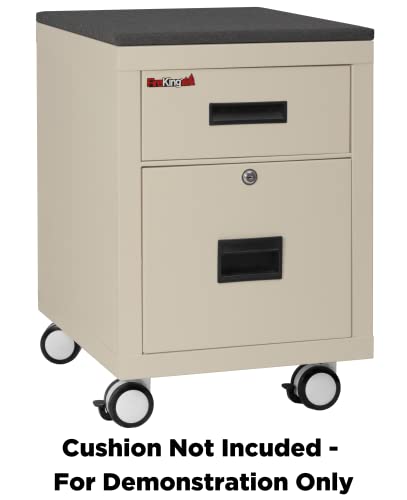 FireKing Mobile Pedestal 1-Hour Fire-Rated File Cabinet