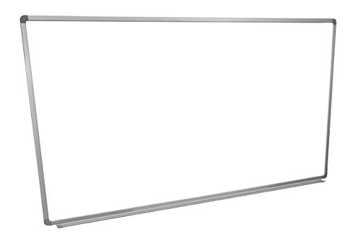 Luxor WB7240W Wall Mount Whiteboard, 72" W x 40" H x 1" D