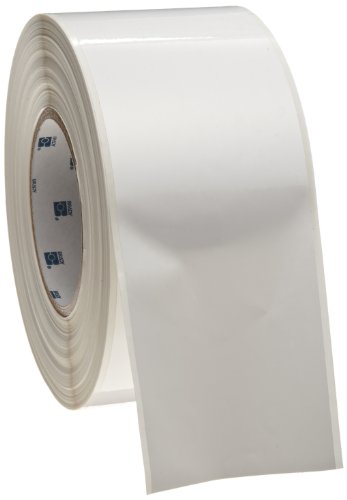 Brady THT-21-423 3" Width x 300' Height, B-423 Permanent Polyester, Gloss Finish White Thermal Transfer Printable Label