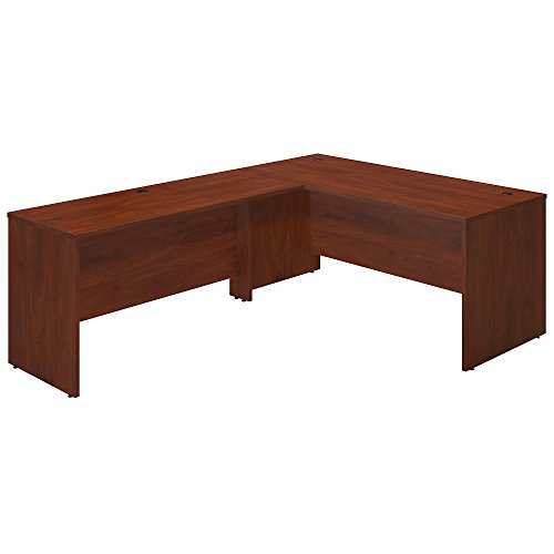 Bush Business Furniture Series C Elite 66W x 30D Desk Shell with 60W Return in Hansen Cherry