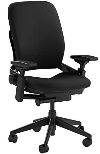 Steelcase Leap Fabric Chair, Black,46216179FBL