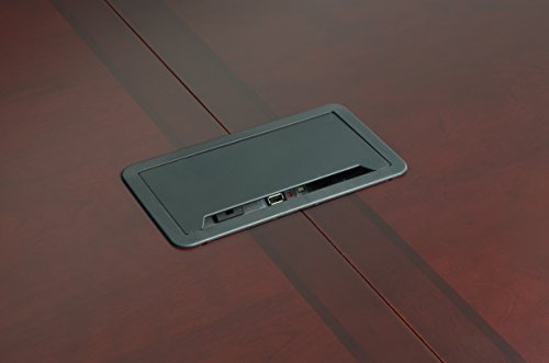 Regency Prestige 120-Inch by 48-Inch Conference Table with Power Data Grommet, Mahogany