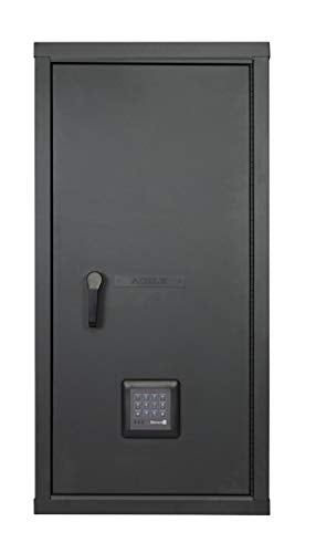 Secure It Gun Storage Agile Ultralight Gun Safe: Model 40 - Holds 6 Rifles and uses CradleGrid Tech, Stack on Agile Units, Heavy Duty Guns Safe with Keypad Control Safely Stores Guns, Easy Assembly