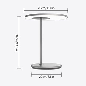 JYYBN LED Desk Lamp with USB Charging Port 24W Eye Protection - Cold/Warm Light Adjustment - Push Button Switch