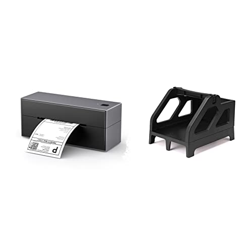 MUNBYN Bluetooth Thermal Label Printer & 2 in 1 Label Holder