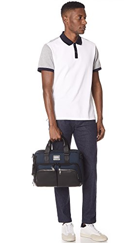 TUMI - Men's Alpha Bravo Albany Slim Commuter Brief - Navy