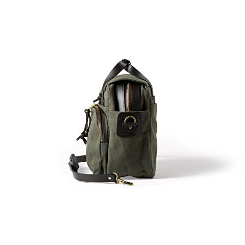 Filson Twill Padded Laptop Briefcase Otter Green, One Size