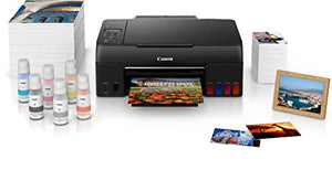 Canon PIXMA G6 20 MegaTank Wireless All-in-One Color Inkjet Photo Printer, Black - Print Copy Scan - up to 3800 4 x 6 Photos, 4800 x 1200 dpi, 6-Color Dye-Based Inks, 8.5 x 11, 2-Line Mono LCD