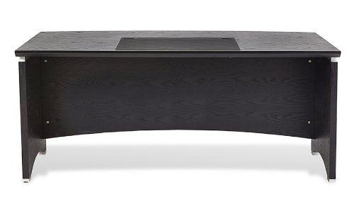 Washington Executive Desk with Return and File Cabinet - Black