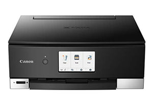 Canon PIXMA TS8320 Inkjet Wireless Color Printer All In One, Copier, Scanner, Black, Amazon Dash Replenishment Ready, Model:3775C002
