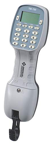 Tempo Communications TM-700 Tele-Mate Pro Telephone Test Set with ABN Bed Of Nails Croc Clips and RJ11 (formerly Greenlee Communications)