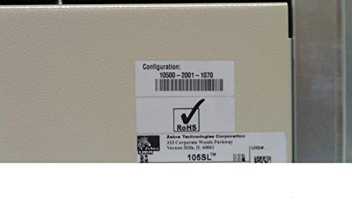 Zebra 105SL Barcode Label Printer (203dpi) with Ethernet and Cutter