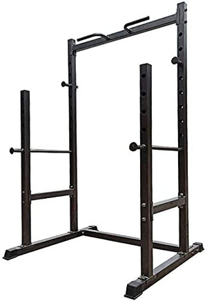 ZLGE Home or Commercial Barbell rackSquat Rack Weight Lifting Cage Multifunctional Squat Rack Frame Weightlifting Bed Home Bench Press Barbell Gantry Home Fitness Equipment Strength Training