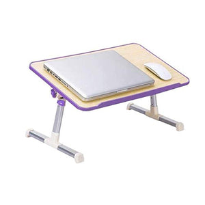 SFFZY Portable Computer Desk, Height Adjustable Laptop Computer Desk, Suitable for Dormitory Room University Bed Outdoor