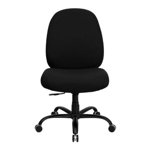 Flash Furniture HERCULES Series Big & Tall 400 lb. Rated Black Fabric Executive Swivel Chair