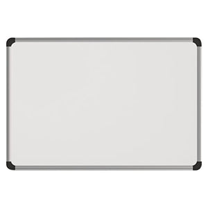 Universal 43735 Magnetic Steel Dry Erase Board, 72 x 48, White, Aluminum Frame