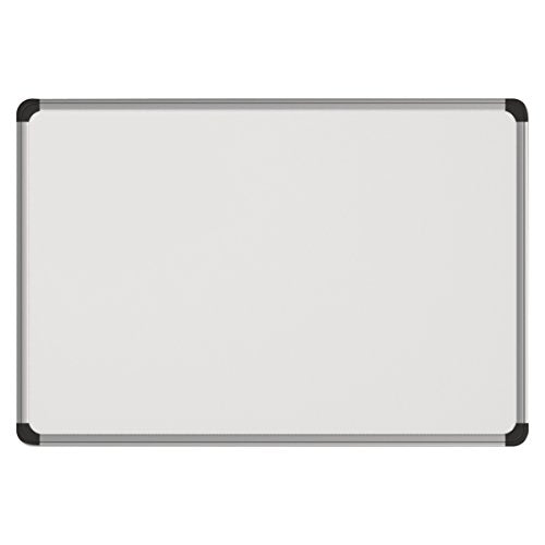 Universal 43735 Magnetic Steel Dry Erase Board, 72 x 48, White, Aluminum Frame