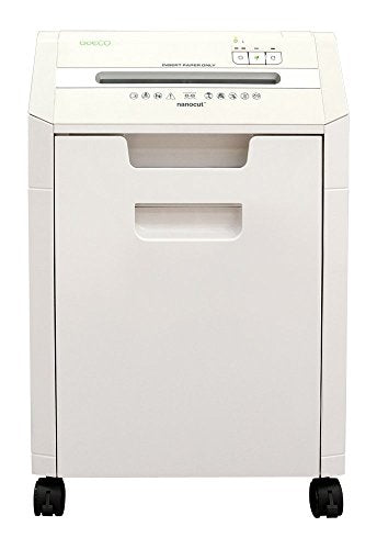 GoECOlife GHC85P 8-Sheet Nanocut Paper Shredder, White