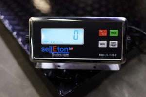 SellEton SL-4040-5k-NN Industrial Floor Scale 40" x 40" l 5000 lbs x 1 lb l Warehouse Pallets
