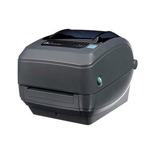 GX430T Zebra Printer – Thermal Transfer Desktop for Shipping Labels, Barcodes, Receipts, Tags, Wrist Bands – USB Interface, 4 Inch, with Power Supply