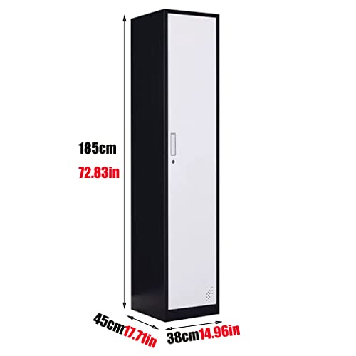Vertical Metal File Cabinet with Multilayer Lockable Lockers, Pink, 2 Door