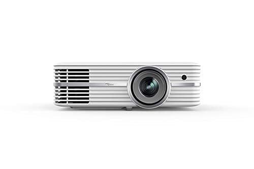 Optoma UHD52ALV True 4K UHD Smart Projector | Super Bright 3500 Lumens | HDR10 + HLG Support | Works with Alexa and Google Assistant | Voice Command | Support IFTTT, Black