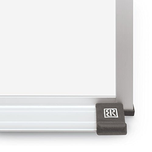 Best-Rite Deluxe Magne-Rite Dry Erase Whiteboard, Alum Trim, 4 x 6 Feet Markerboard (219AG)