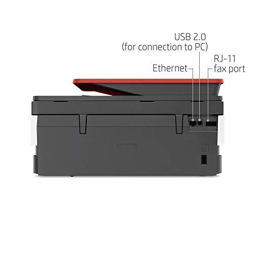 HP OfficeJet Pro 8035 All-in-One Wireless Printer - Includes 8 Months of Ink, HP Instant Ink, Works with Alexa - Coral (4KJ65A)