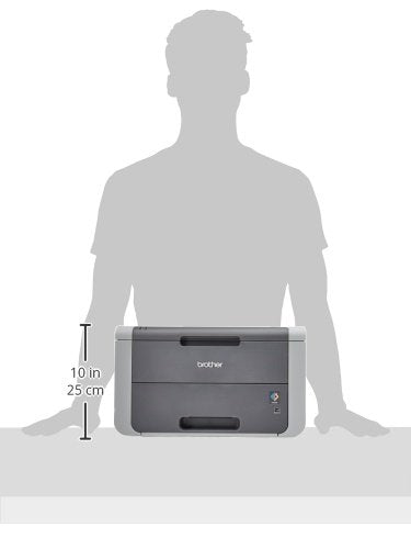 Brother Printer HL3140CW Digital Color Printer with Wireless Networking, Amazon Dash Replenishment Enabled