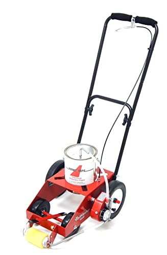 Newstripe Rollmaster 1000 Line Painting Machine forWarehouses, Parking Lots & Playgrounds | Fold-able Handle | Clean & Quiet | Lightweight & Easy to Use | Industrial | Pavement Surfaces | Made in USA