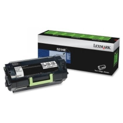 Lexmark 52D1H0E 521HE MS710 MS711 MS810 MS711 MS71 Laser Toner Cartridge (Black) in Retail P