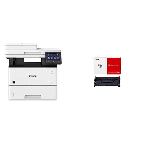 Canon imageCLASS D1620 Multifunction, Monochrome Wireless Laser Printer with AirPrint & Genuine Toner Cartridge 121 Black (3252C001), 1-Pack, for Canon imageCLASS D1650, D1620 Laser Printers
