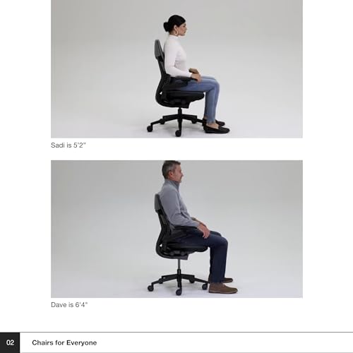 Steelcase Gesture Office Chair - Ergonomic Work Chair with Wheels - Comfortable Desk Chair - 360-Degree Arms - Nickel Gray Fabric