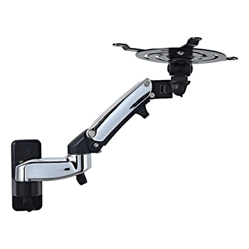 CHICKEN Wall-Mounted Projector Stand with Tray - Retractable 180° Adjustment - 17.63LB Load-Bearing