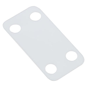 Panduit MP200-M Harness Identification Marker Plate, Nylon 6.6, 2.00 by 0.75-Inch, White (1,000-Pack)