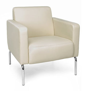 OFM 3002-PU609 Triumph Series Modular Lounge Chair, Armless, Cream