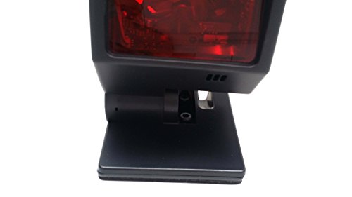 Honeywell QuantumT 3580-C38 Hand-Free Omnidirectional Laser Barcode Scanner with Optional Single-Line Scanning Capabilities, Includes USB Cable