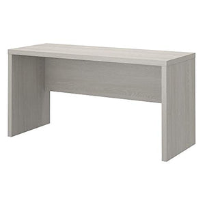 Bush Business Furniture Echo Collection 60W Credenza Table with Wire Management | Gray Sand Home Office Computer Desk