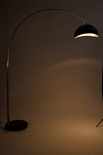 Nova of California 2111017 Luna Bella Arc Lamp, Weathered Brass