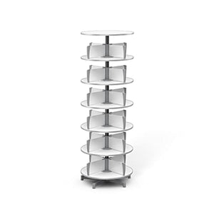 Moll Deluxe Binder & File Carousel Shelving, White, 5 Tier by Moll