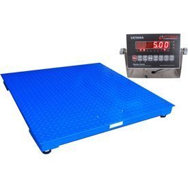 Optima Scale NTEP Legal for Trade 5 by 5-Feet Heavy Duty Floor/Pallet Scale, 10000-Pound by 2-Pound
