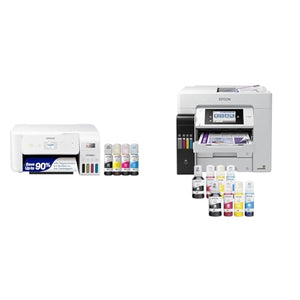 Epson EcoTank ET-2800 & EcoTank Pro ET-5850 Wireless Color All-in-One Supertank Printer