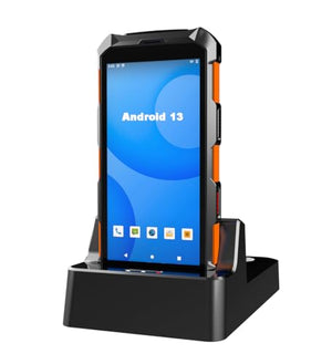 Vanquisher Android 13 Handheld Mobile Computer with Honeywell Barcode Scanner, 5.5" Touchscreen, WiFi & 4G LTE