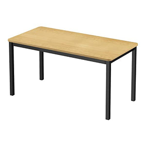 Correll Lab Table with Fusion Maple and Black Finish - LT3672-16-09-16
