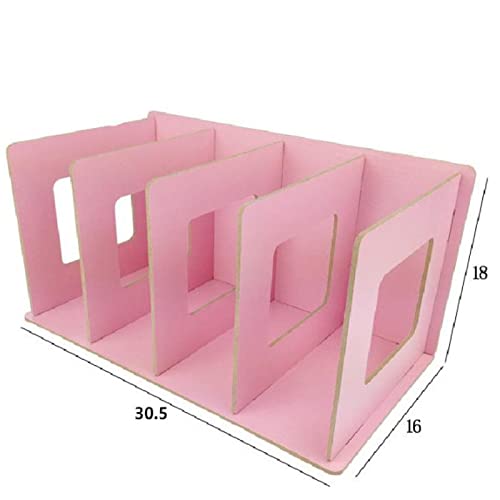 GRETD Bookshelf Storage Rack Multi-Function Stationery Storage Box Assembling Office for School Bookshelf Shelf