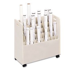 Safco Laminate Mobile Roll Files - Pack of 2
