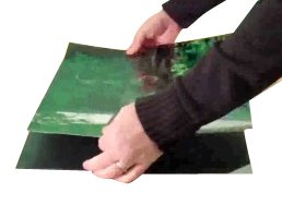 Self-stick Adhesive Gator Board - Black 24"x36" (10)