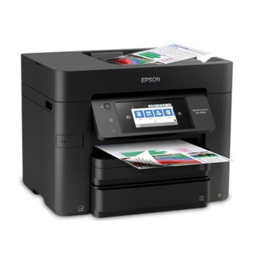Epson Workforce Pro EC-4040 Inkjet Multifunction Printer Starter Bundle (5 Items)