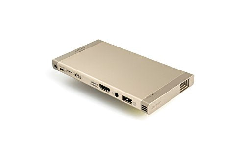 Sony Portable HD Mobile Projector, Bluetooth, Wi-Fi or HDMI Connectivity with Screen Size up to 120 inches (Gold)