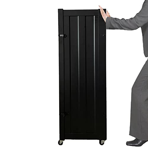 Trade Show Carrying Rolling Hard Case(Inner Dimension: 37¾"x14¼"x13½") Holds Equipment and Accessories for Conference Exhibition and Travel Double Straps
